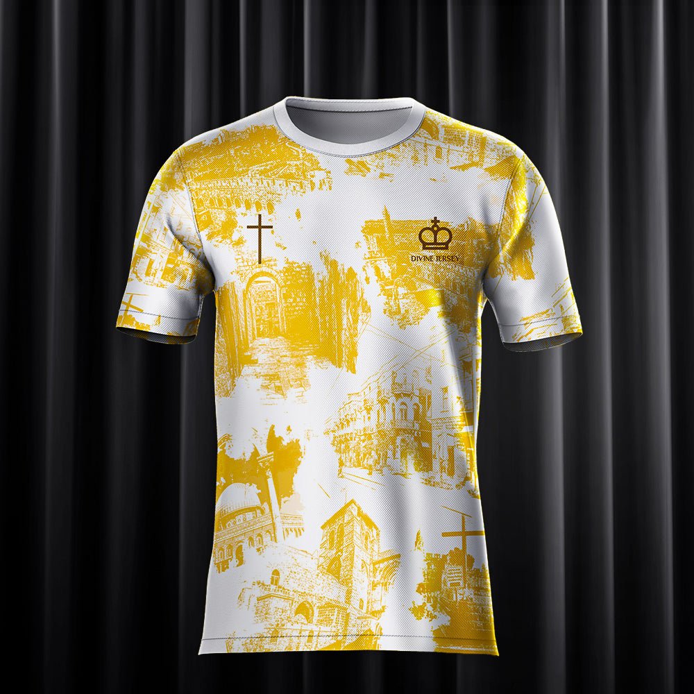 Maillot Chrétien Jaune- Divine Jersey™ - Divine Jersey ™